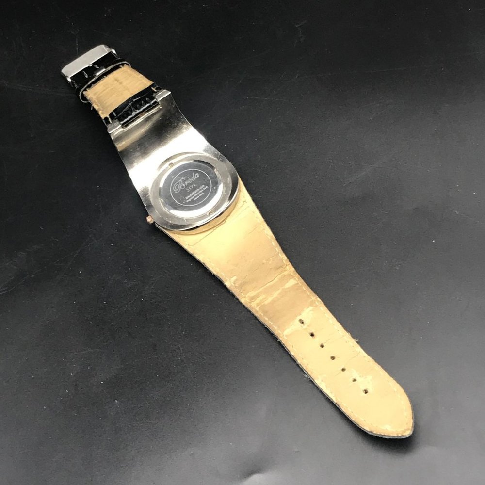 Breda Silver and Black Ladies Watch 3174 New Battery - Picture 7 of 10